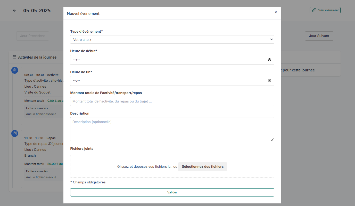 Personnalisez les détails